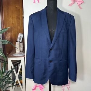 Hugo Boss Blue Sport Coat with Modern Slim-Fit